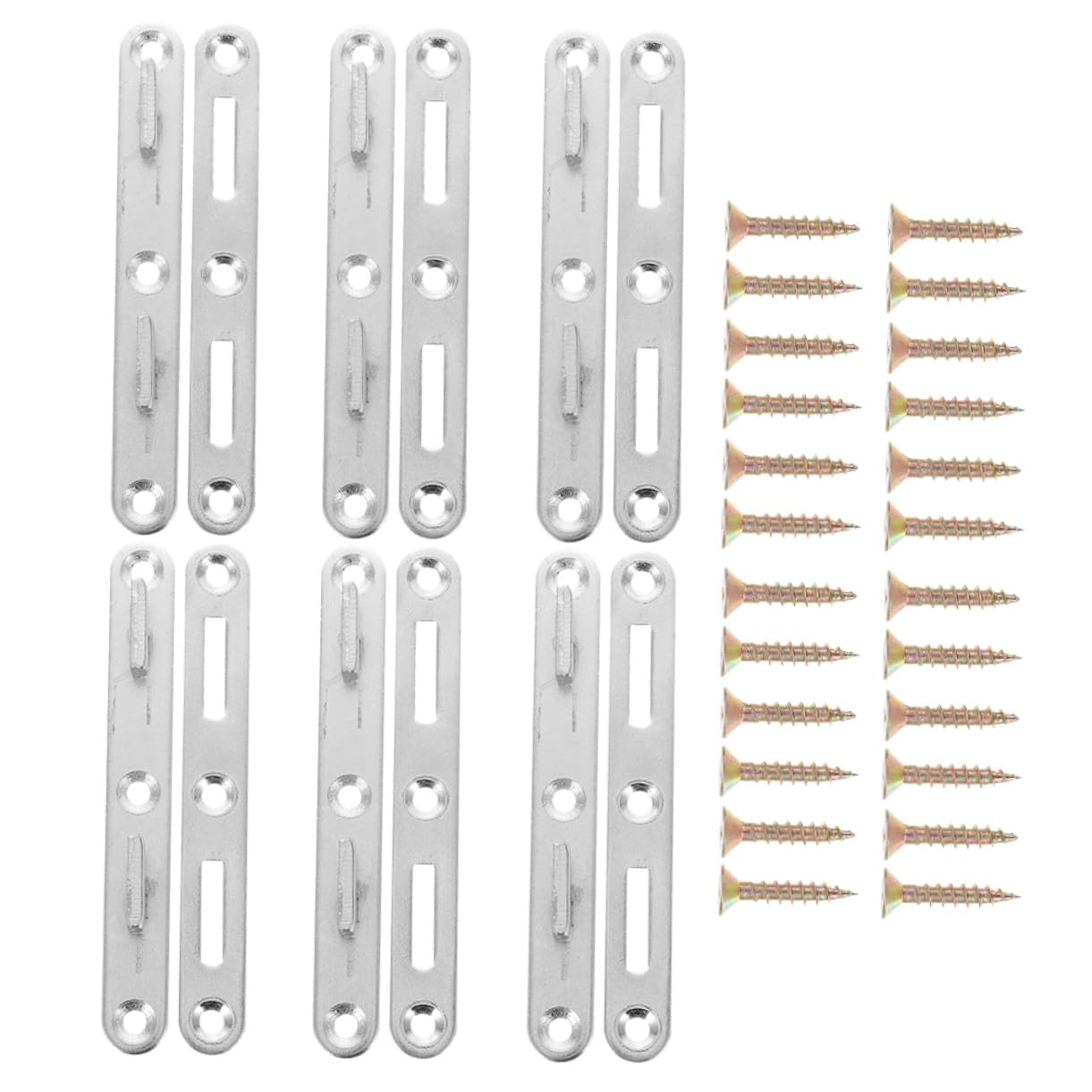 Supports pour cadres de meubles et fixations pour barrière de lit bois : rails robustes