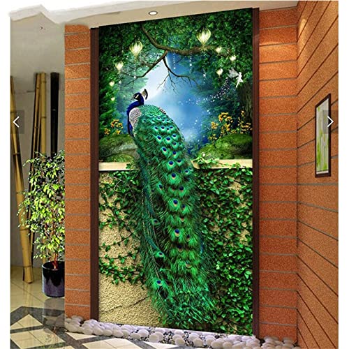 Idée cadeau originale : broderie diamant paon coloré 90x270cm pour adulte et enfant