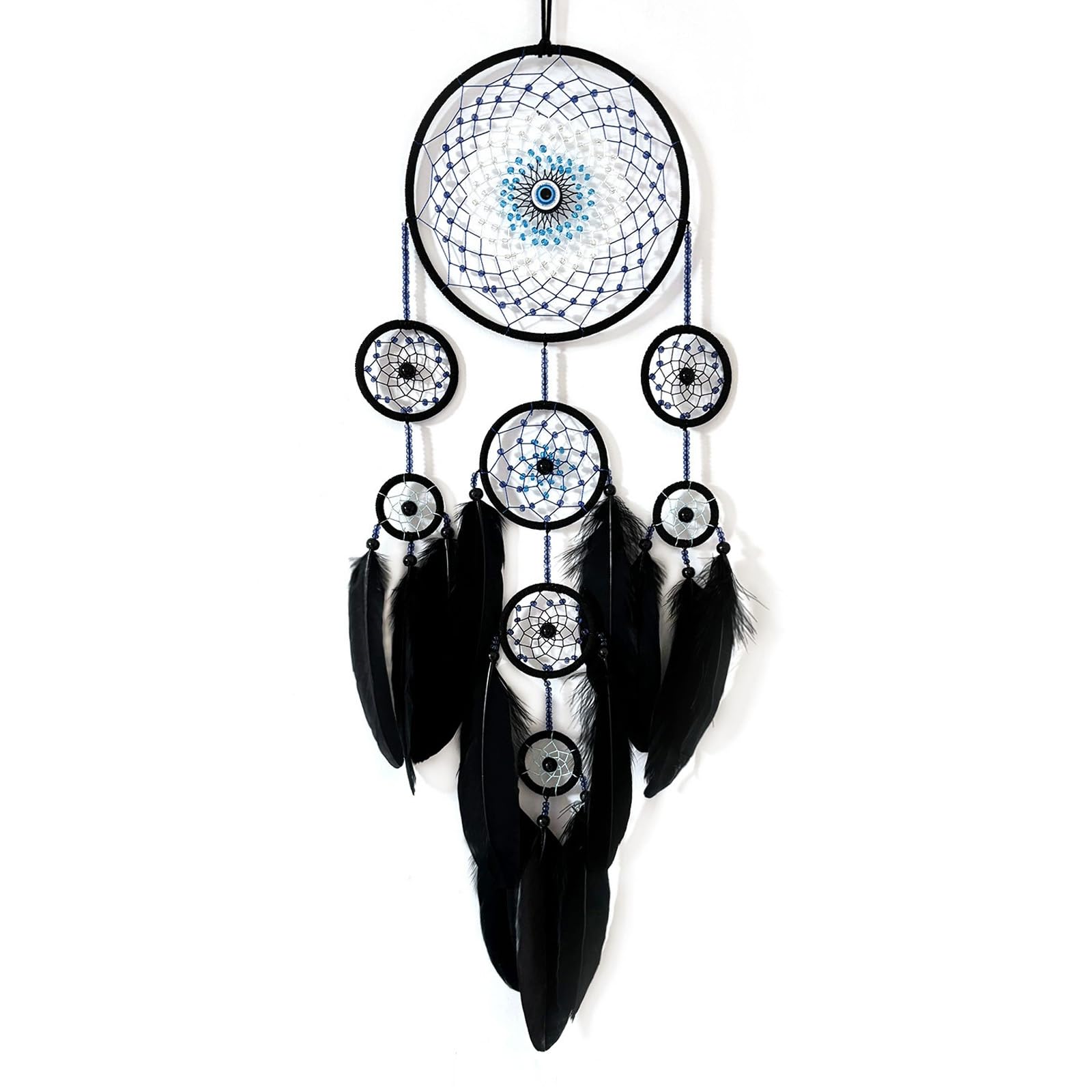 Donko Evil Eye Black Dream Catcher Large Dream Catchers Wall Decor