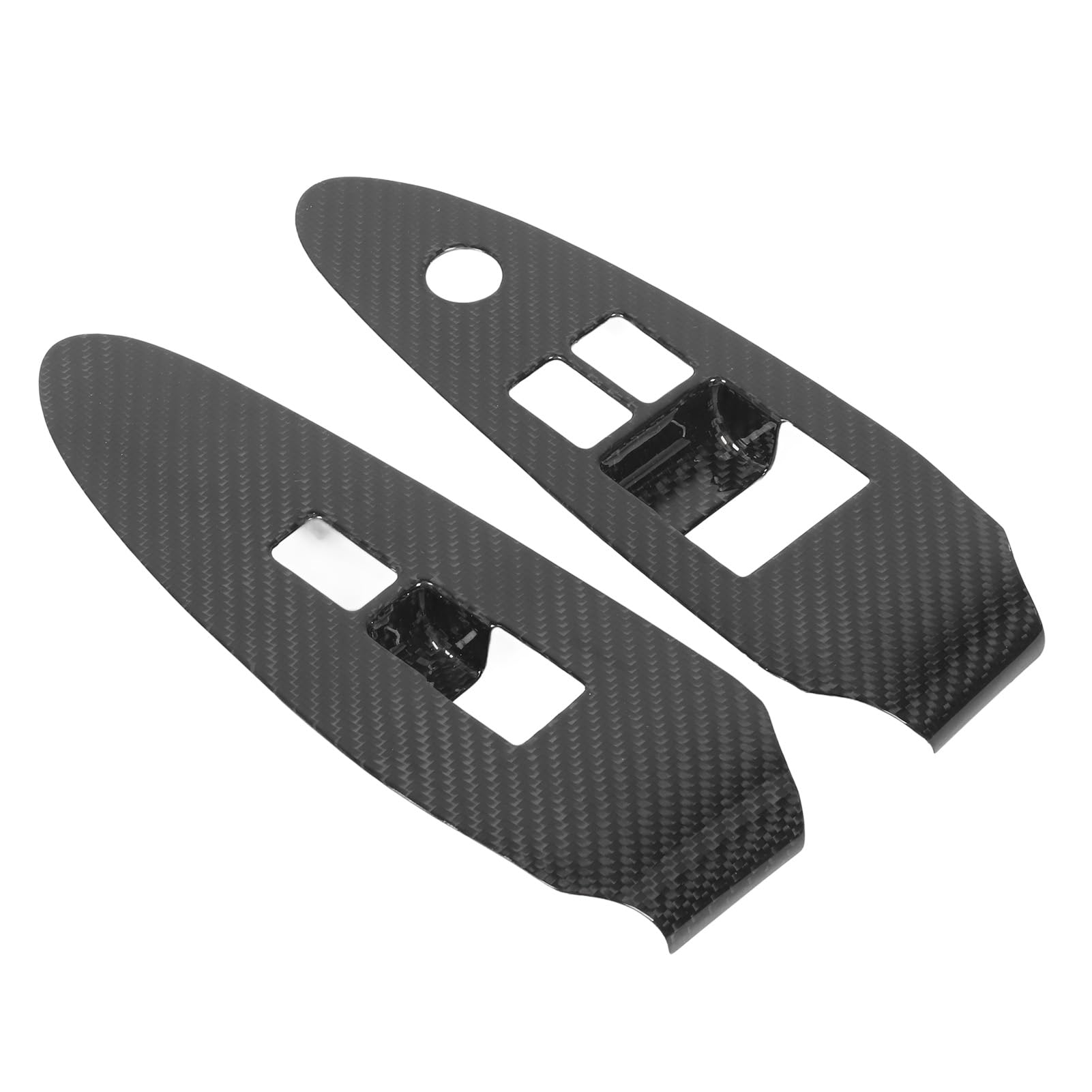 aqxreight Carbon Fiber Window Switch Cover for Fairlady Z RZ34 400Z LHD