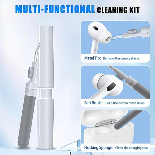 Miniatura 7 de Funda protectora para AirPods Pro de 21 generación con clip de bloqueo seguro, protección completa a prueba de golpes, diseño de soporte para