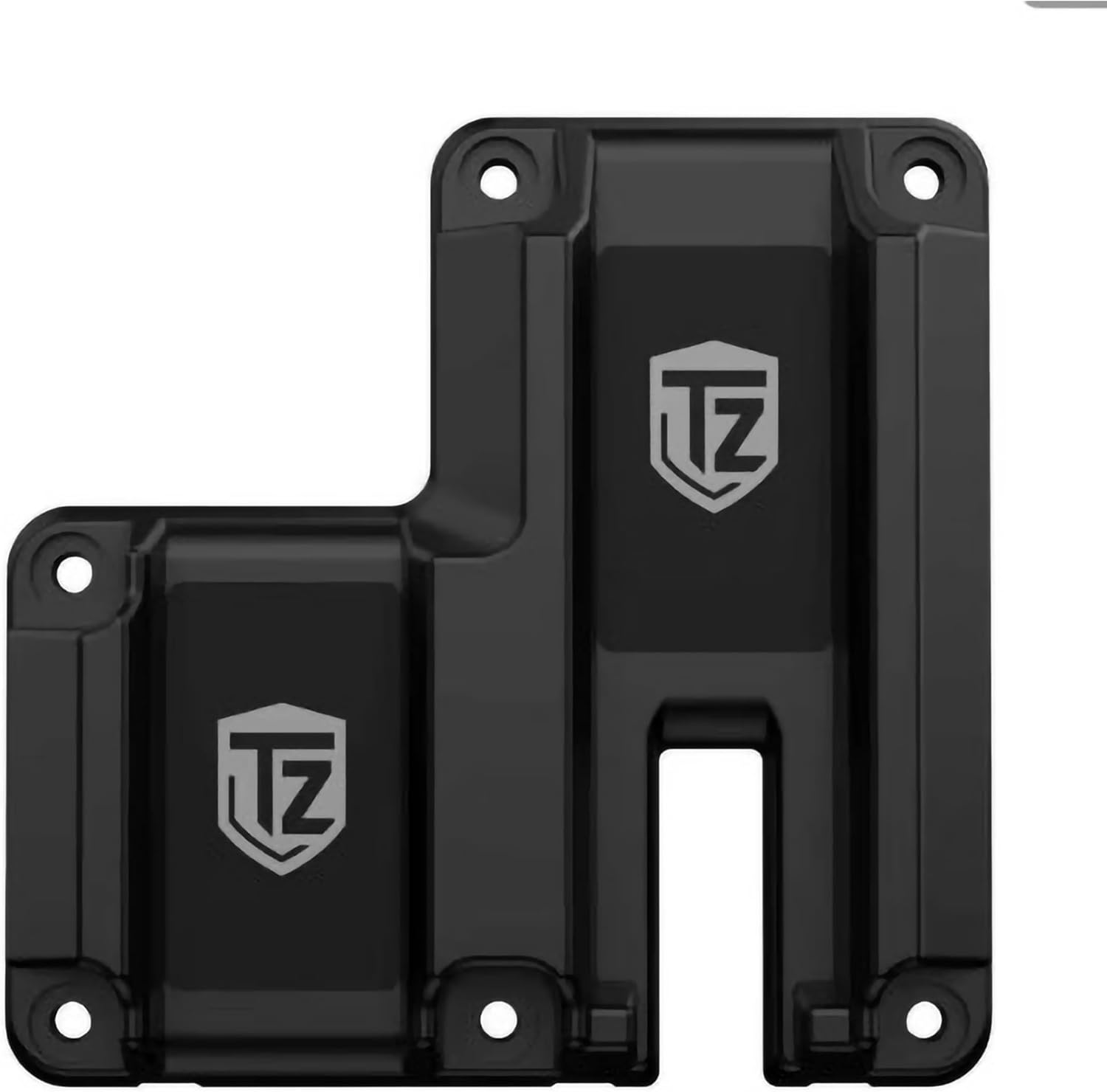 Trigzone Magnetic Gun Mount & Magazine Holder – Indoor/Vehicle Gun Rack, 15 lb Capacity, Quick-Access Pistol Storage for Bedside, Desk, Safe, Truck, and Home