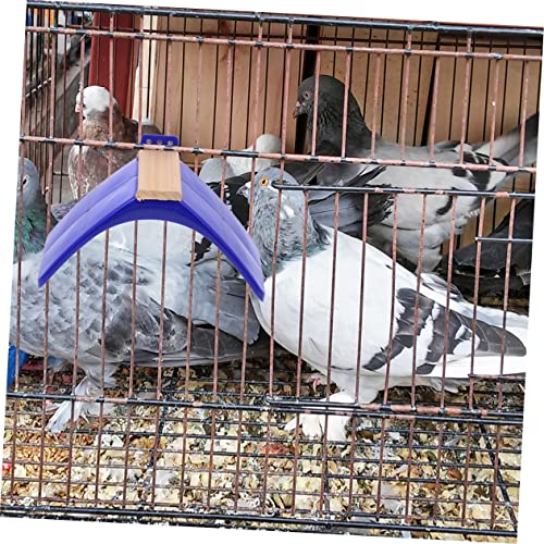 Image of Angoily Solid Wood Pigeon Perch Stand 6Pcs Bird Rest Frame Rack for Pigeon Cage Accessories Indoor Outdoor Bird Playground