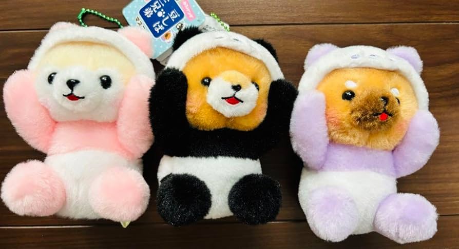 パンダ 9点おまとめꕤ︎︎·͜· 超 豆しば三兄弟 キーホルダー マスコット パンダ 犬 OXCGXYQD