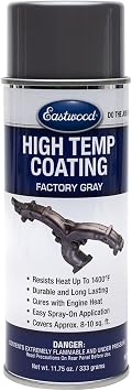 Eastwood High Temperature Resistant Factory Gray Exhaust Maniflod Coating Aerosol 11.75 oz | 1 Pack