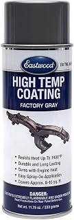 Eastwood High Temperature Resistant Factory Gray Exhaust Maniflod Coating Aerosol 11.75 oz | 1 Pack