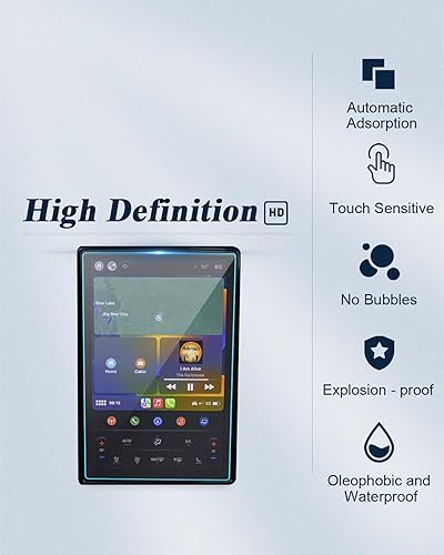 Miniatura 2 de BIBIBO Protector de pantalla para Ford Ranger 2024 2024 para Ford Ranger LARIATRaptor 2024, pantalla de navegación de 12 pulgadas, resistente a los