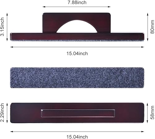 Miniatura 4 de Cepillo de tejo para tejo Cerezo oscuro,Negro