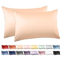 Vista 12 de Deep Dream - Juego de 2 fundas de almohada estándar 100% algodón de 600 hilos, 20 x 26 pulgadas, cierre de sobre súper suave y transpirable (negro)