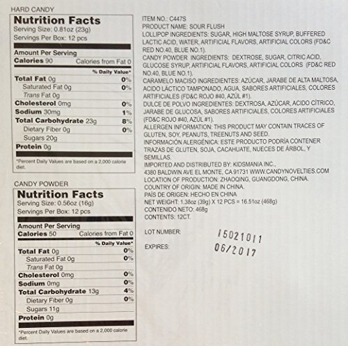 Kidsmania Sour Flush Watermelon, Grape And Blue Raspberry Pack #TOP2