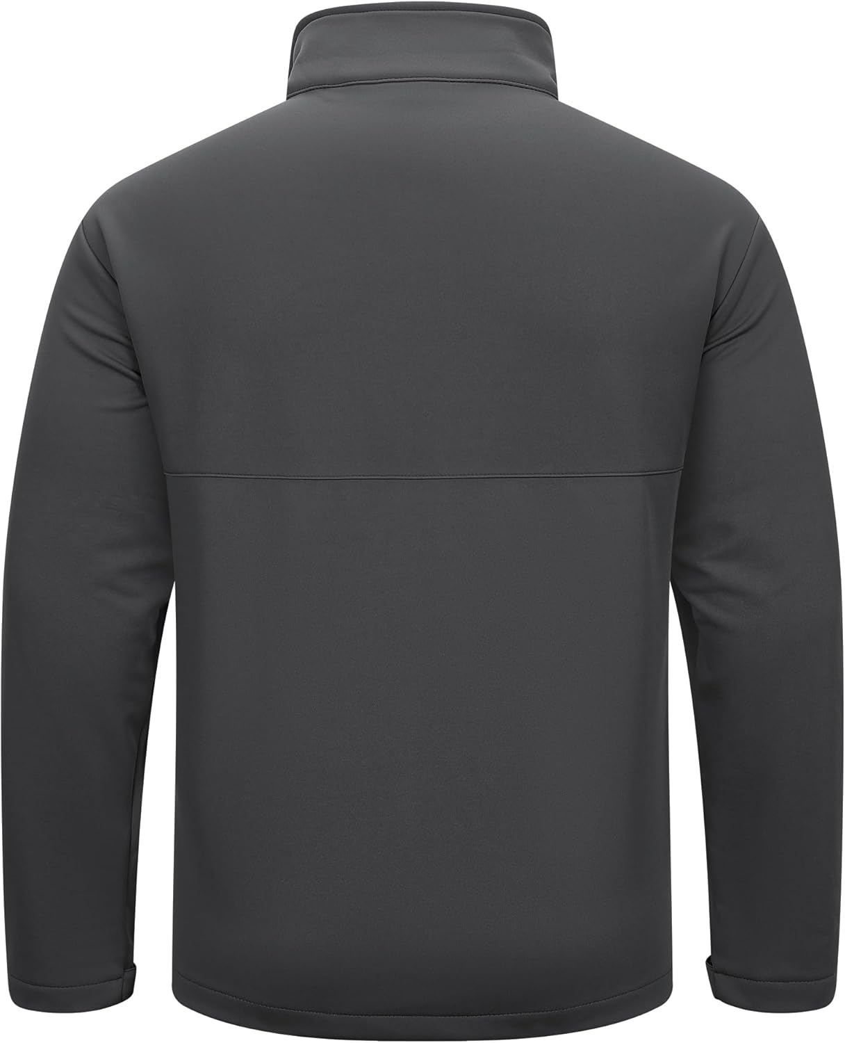 Outdoor Ventures Men's Softshell Jacket Waterproof Fleece Lined Rain Shell Jacket Lightweight Windbreaker for Hiking Travel - Image 2