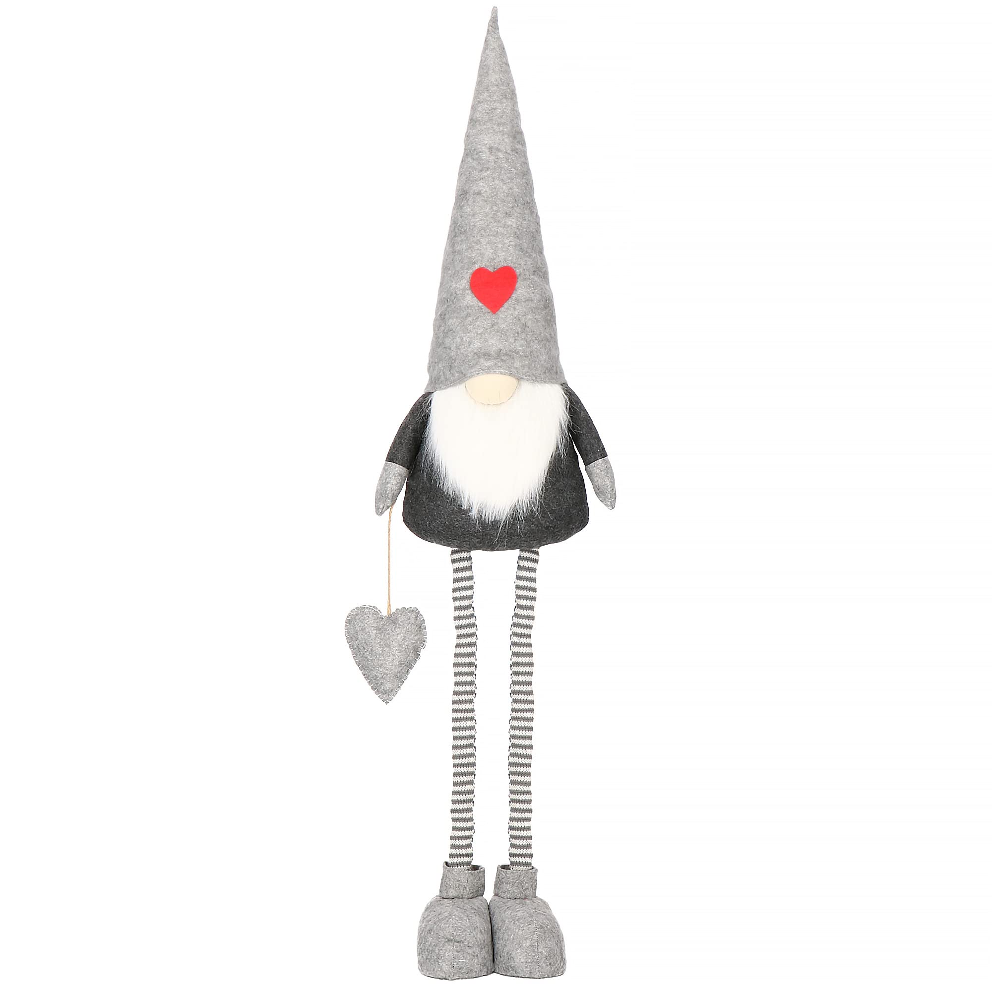 Nain de Noël Figurine lutin réglable SPRINGOS 130 cm décoration télescopique