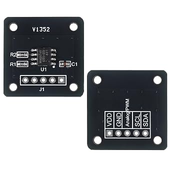 2pcs MT6701 Magnetic Encoder Magnetic Induction Angle Measurement Sensor Module 3.3V 14bit High Precision Replace AS5600