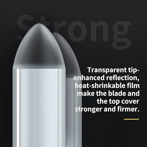 Miniatura 3 de jvmusaber Cuchillas básicas de policarbonato con sable de luz, diámetro exterior de 78 pulgadas, longitud 30.7 pulgadas (negro)