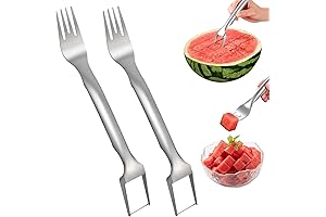 Aixoom 2-in-1 Dual Head Stainless Steel Watermelon Slicer Kitchen Cutter