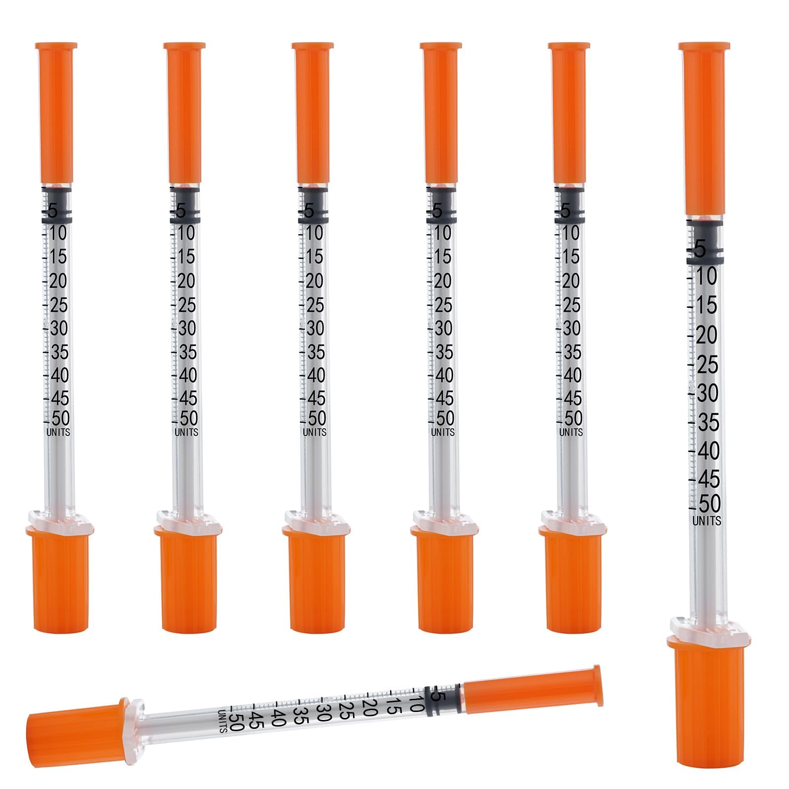 100 Pack 1ml Disposable Syringe, 31G 1cc 1/4 Inch (6mm) Lab Supplies Syringes, Individually Wrapped — Amazon image 12