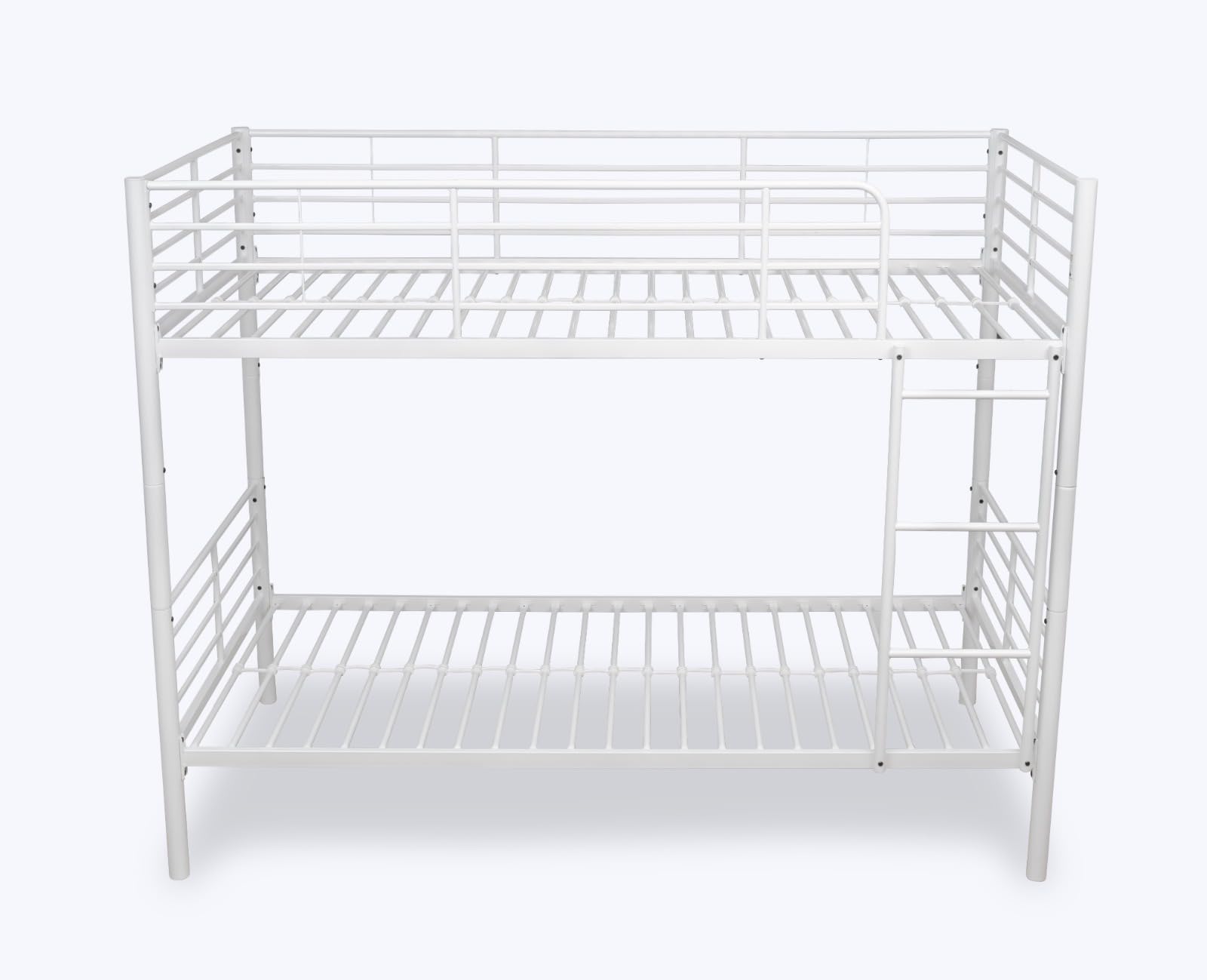 Letto a castello metallico bianco 90 x 190