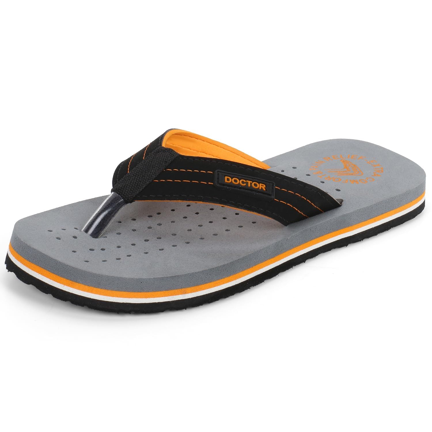Slipper Care Orthopaedic and Diabetic Super Fit Comfort Doctor Slipper, Dr. Slipper, Flip-Flop, Cushion, Slides and House Slipper for Men's and boys ULTRA SOFT D-28-image-41