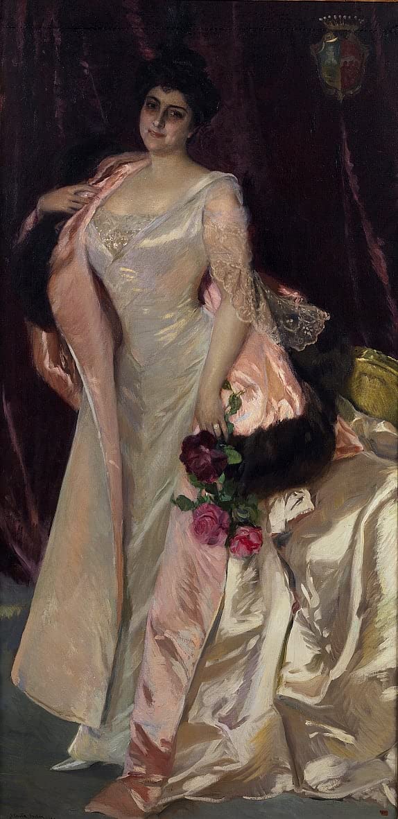 Poster Joaquín Sorolla portrait Comtesse de San Félix déco murale 50x70 - 4