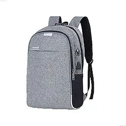 Mochila Executiva Antifurto com Porta USB e Saída para Fone – Impermeável, Cadeado com Senha, Alças Acolchoadas, Bolso Refletivo e Compartimento para Notebook de até 15,6