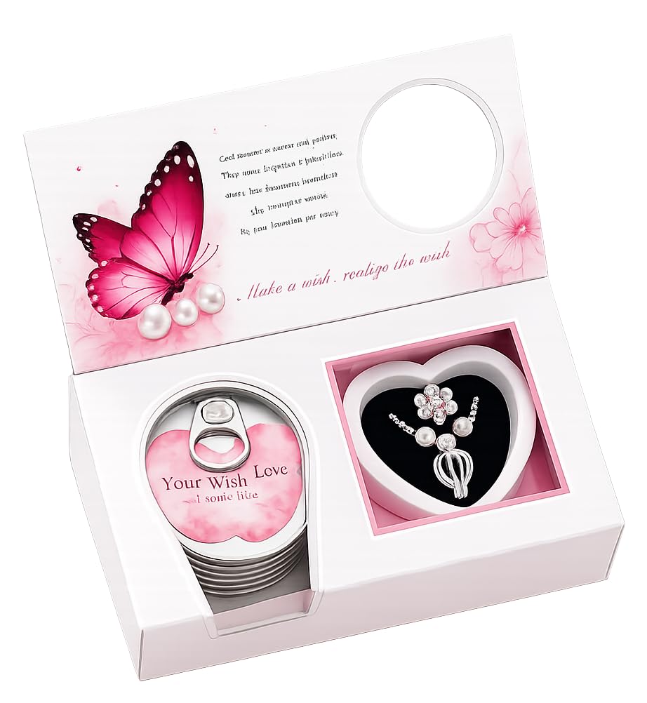 Gift Set for Women Love Pearl Necklace Wish | Real Oyster Pearl Discovery Kit with Pendant Necklace | Romantic Surprise Gift Box for Wife, Girlfriend | Birthday, Anniversary & Valentine's Day Gift-image-10