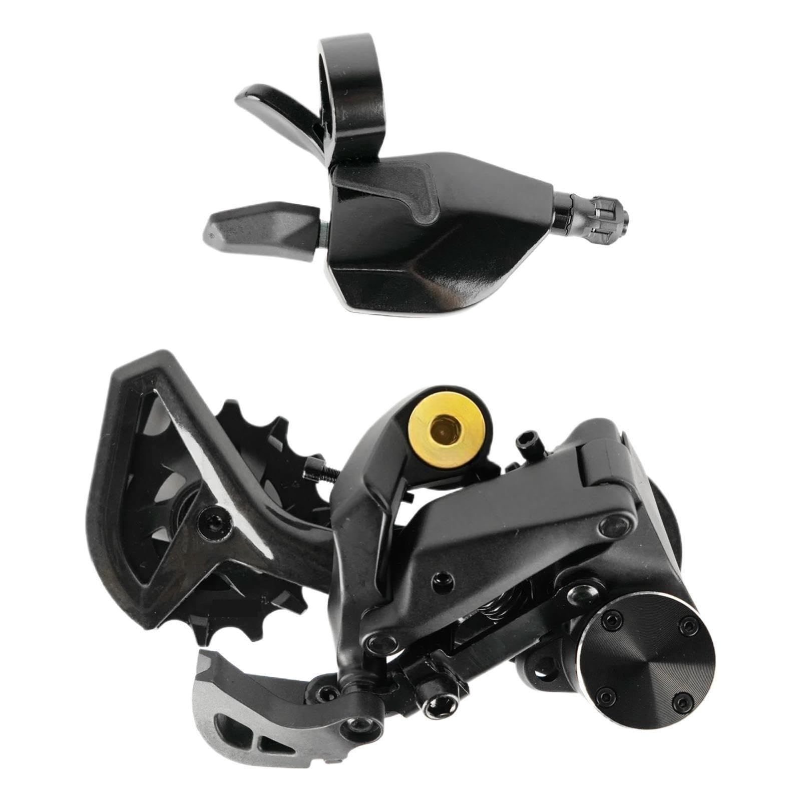 desviador de Bicicleta Cambio Trasero Speed ​​Shifter de Carbono con amortiguación estabilizada 12v Cambio Post