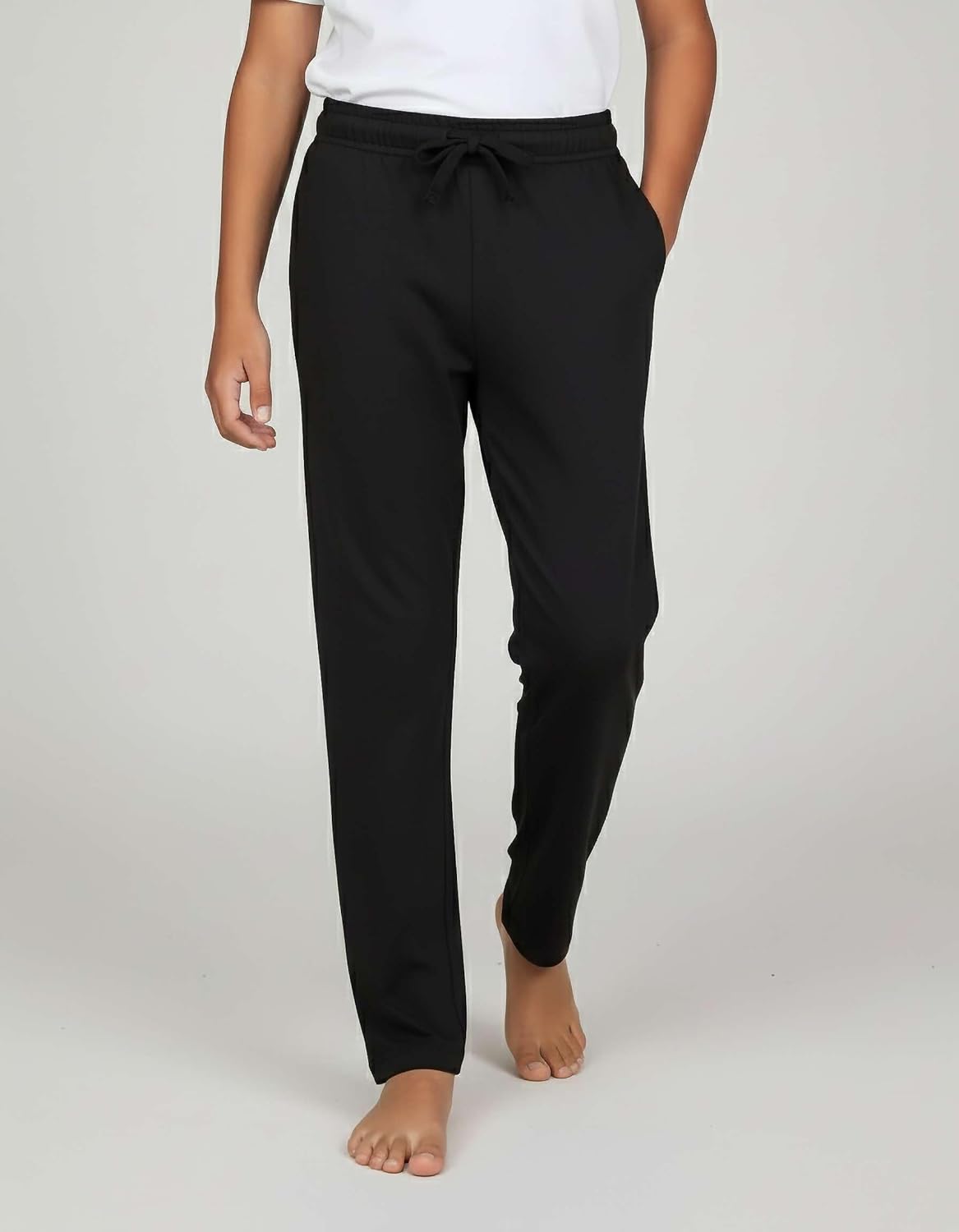 Real Essentials 3 Pack: Boys' Soft Pajama Pants - Sleepwear Lounge Bottoms for Kids Teens Youth with Pockets - Image 2