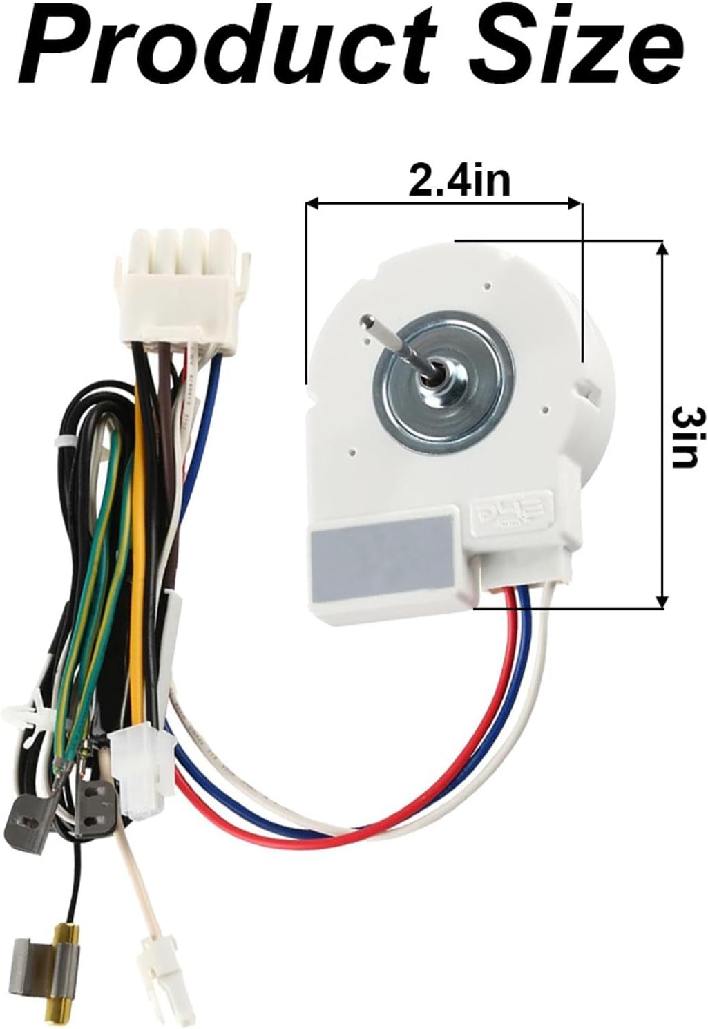 W11249952 Refrigerator Evaporator Fan Motor Compatible with Whirlpool, KitchenAid, Maytag Refrigerators, Replaces W11039078, 4816041, AP6796905, PS12584140, EAP12584140, DLB5985WPED