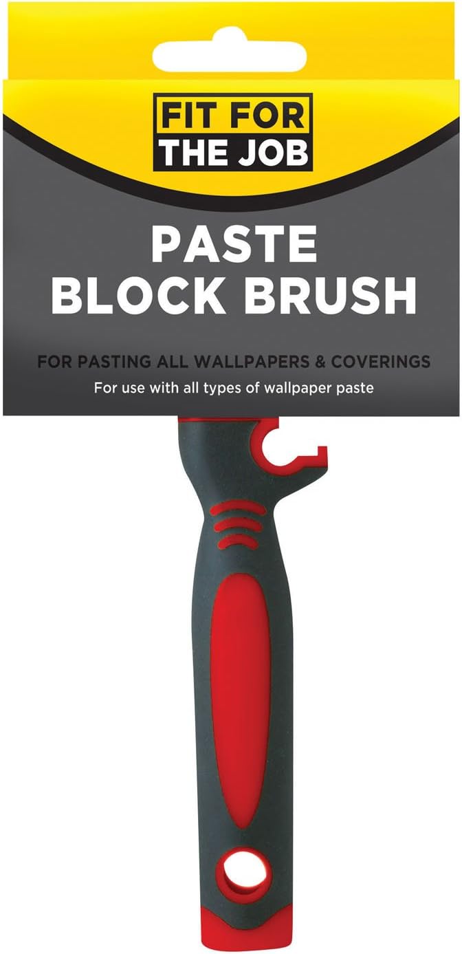 Fit For The Job 4" Paste Block Brush for Rapid Coverage When Applying