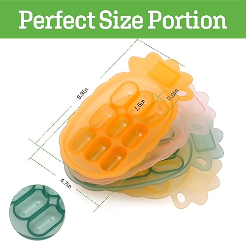 Miniatura 6 de haakaa Bandeja de silicona para mordiscos, molde de paletas de dentición de leche materna, alimentador congelador de alimentos frescos para bebés,