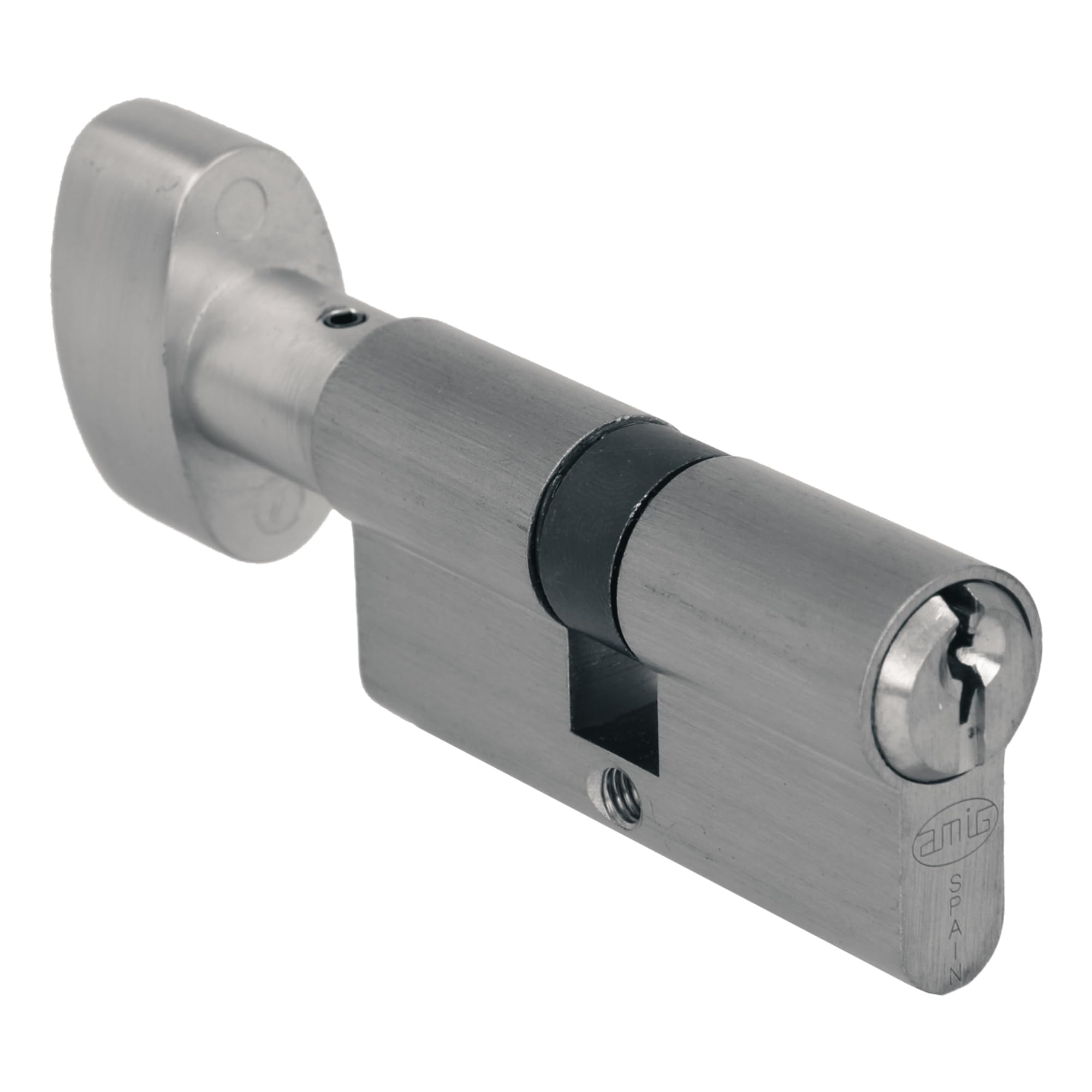 Amig, Lock Cylinder, Size: 90 mm (40-50), 6 Pins, Anti-Pick and Anti-Bumping System, Anti-Drill Pins, Includes 3 Keys