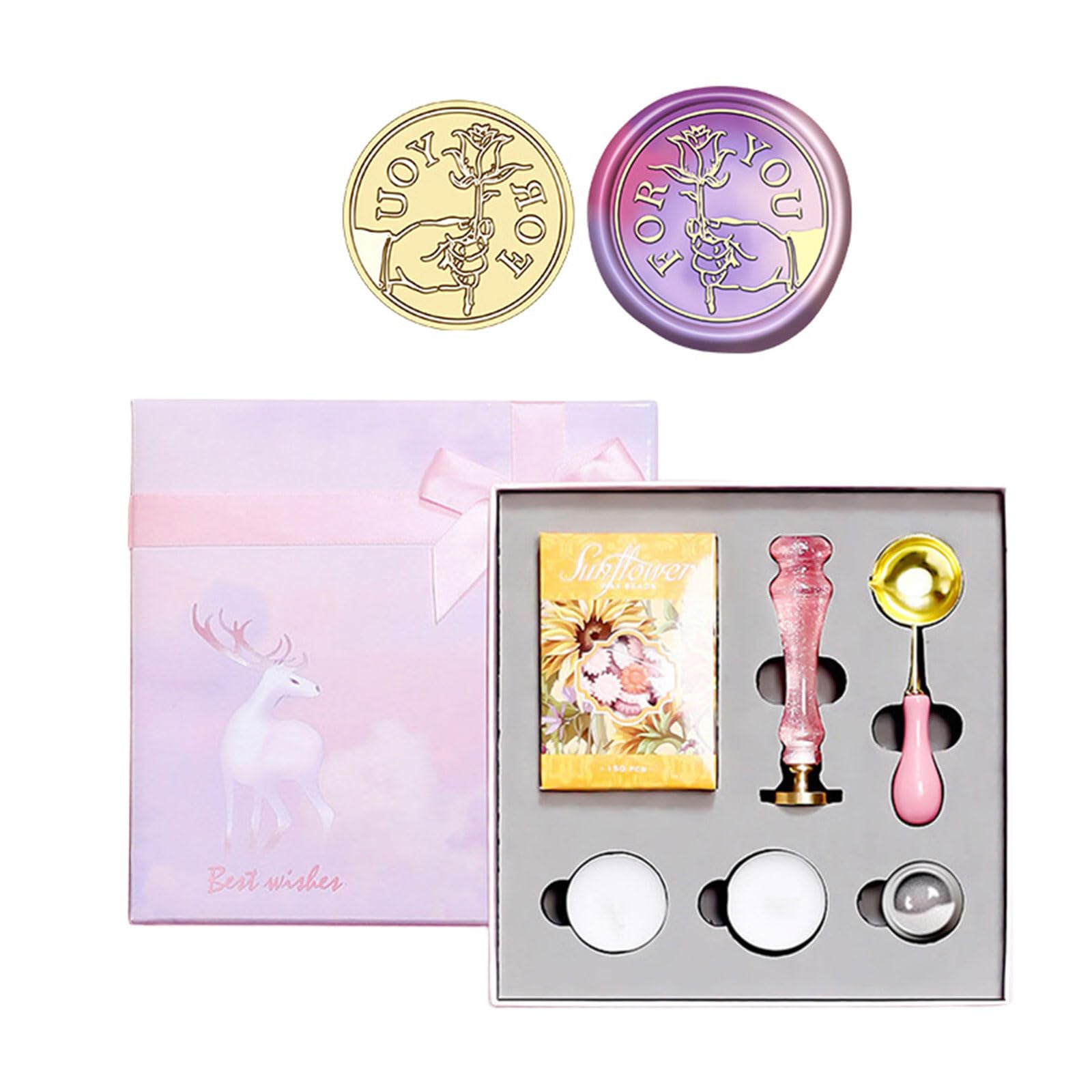 Kit sceau de cire et perles de scellage pour sublimer vos cartes d'invitation