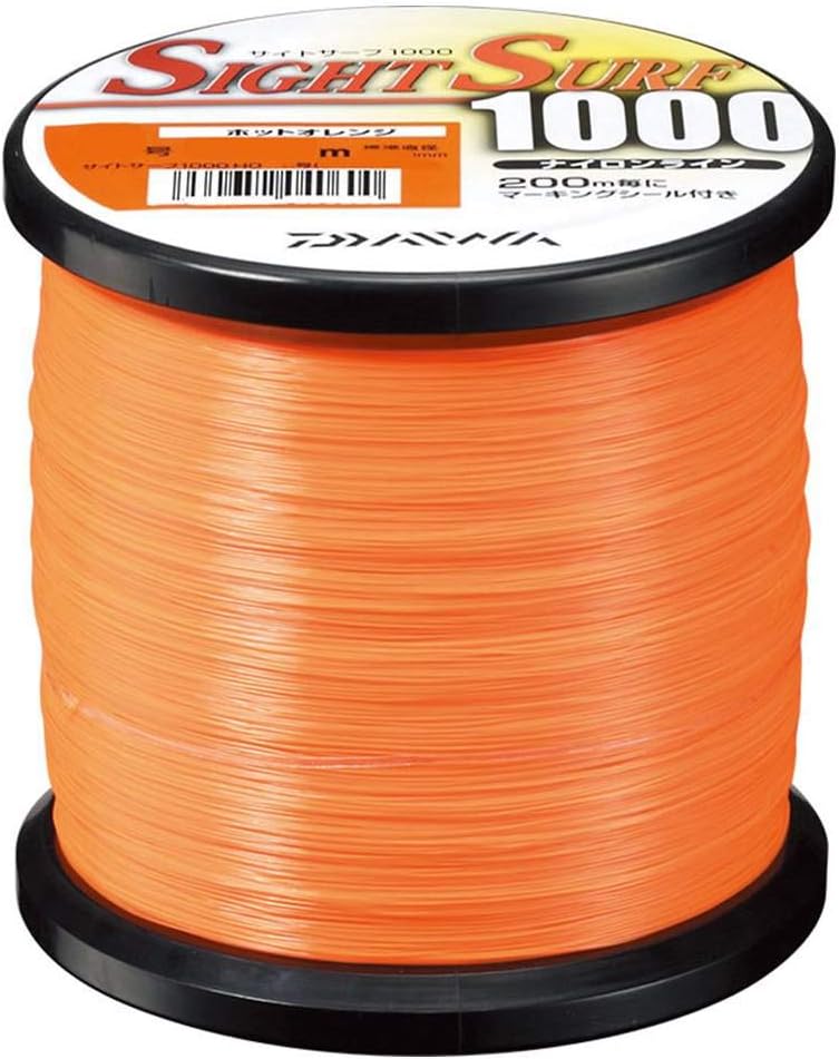 Daiwa (Daiwa) Nylon Line Site Surf II 1000 m No. 6 Hot Orange