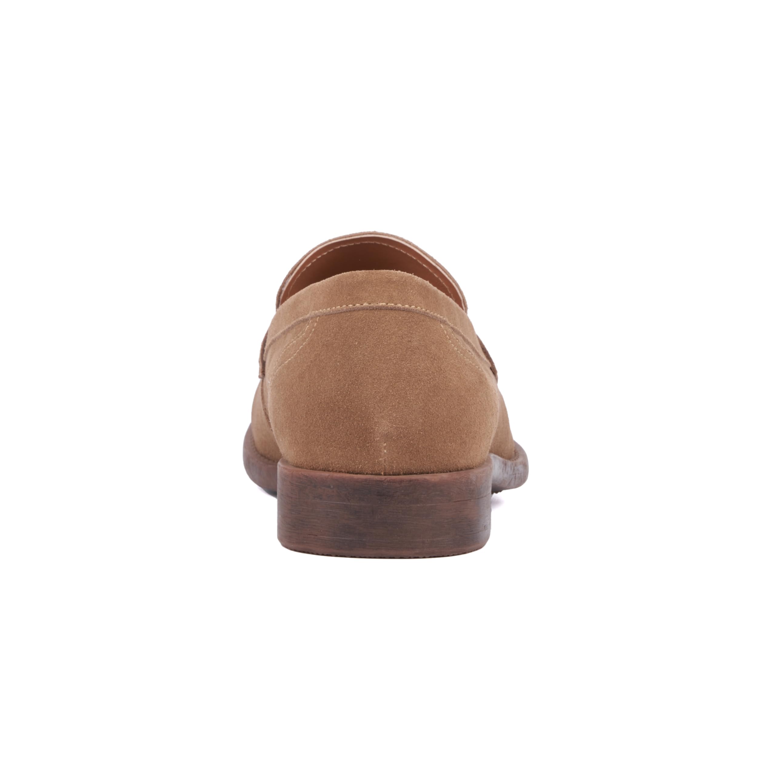 Vintage Foundry Co. Men's Dwight Penny Loafer - Cow Leather Slip-On Dress Shoes With Rubber Outsole
