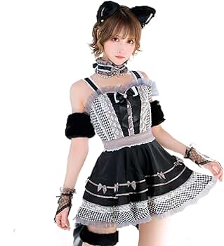 マリームーン 黒猫 マリームーンコラボ】【ハロウィン】黒猫ビスチェセットアップ