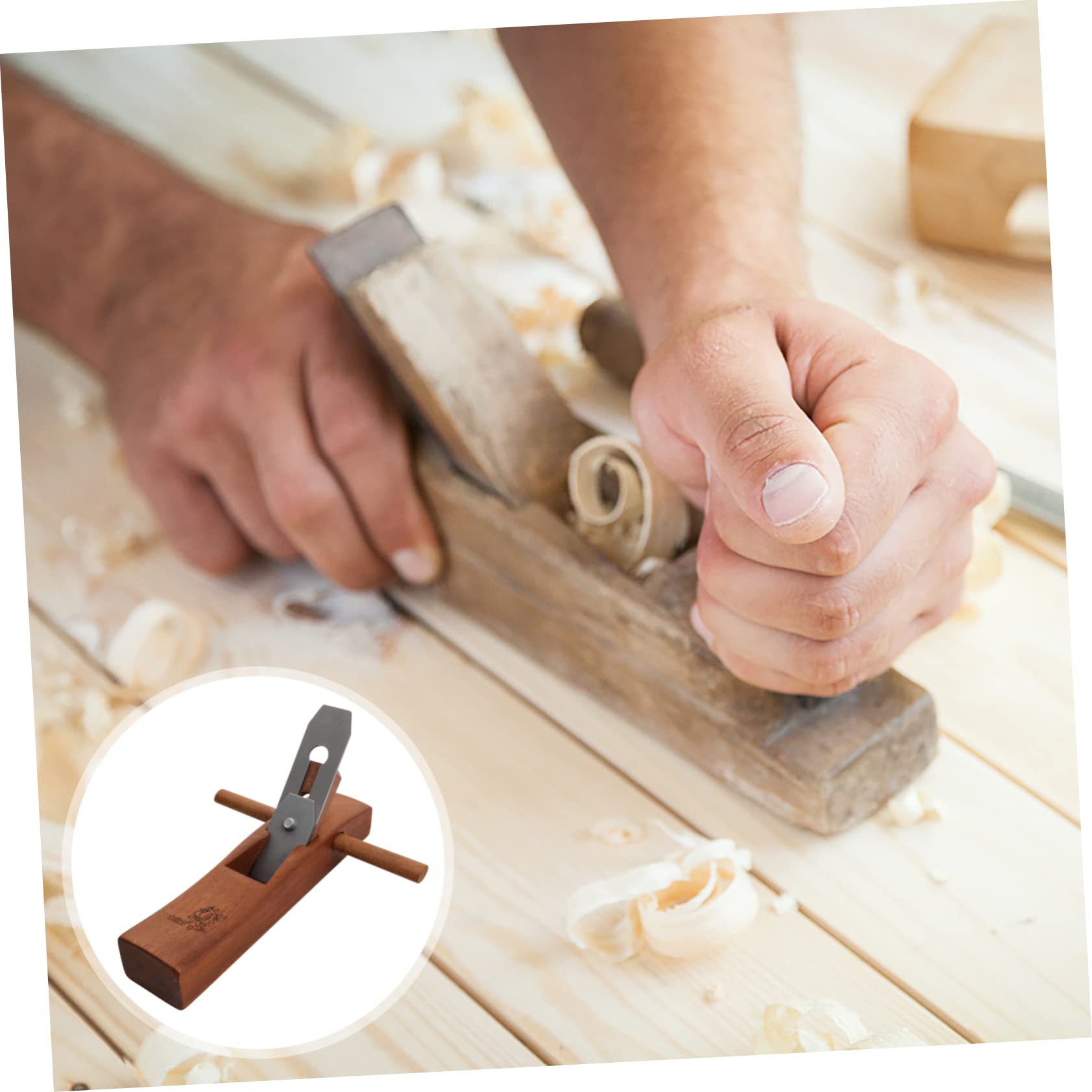 Homoyoyo Pialla Manuale Per Legno Lama in Metallo Utensile Per Lavorazione Del Legno Piallatrice a Mano Per Carpentieri e Falegnami