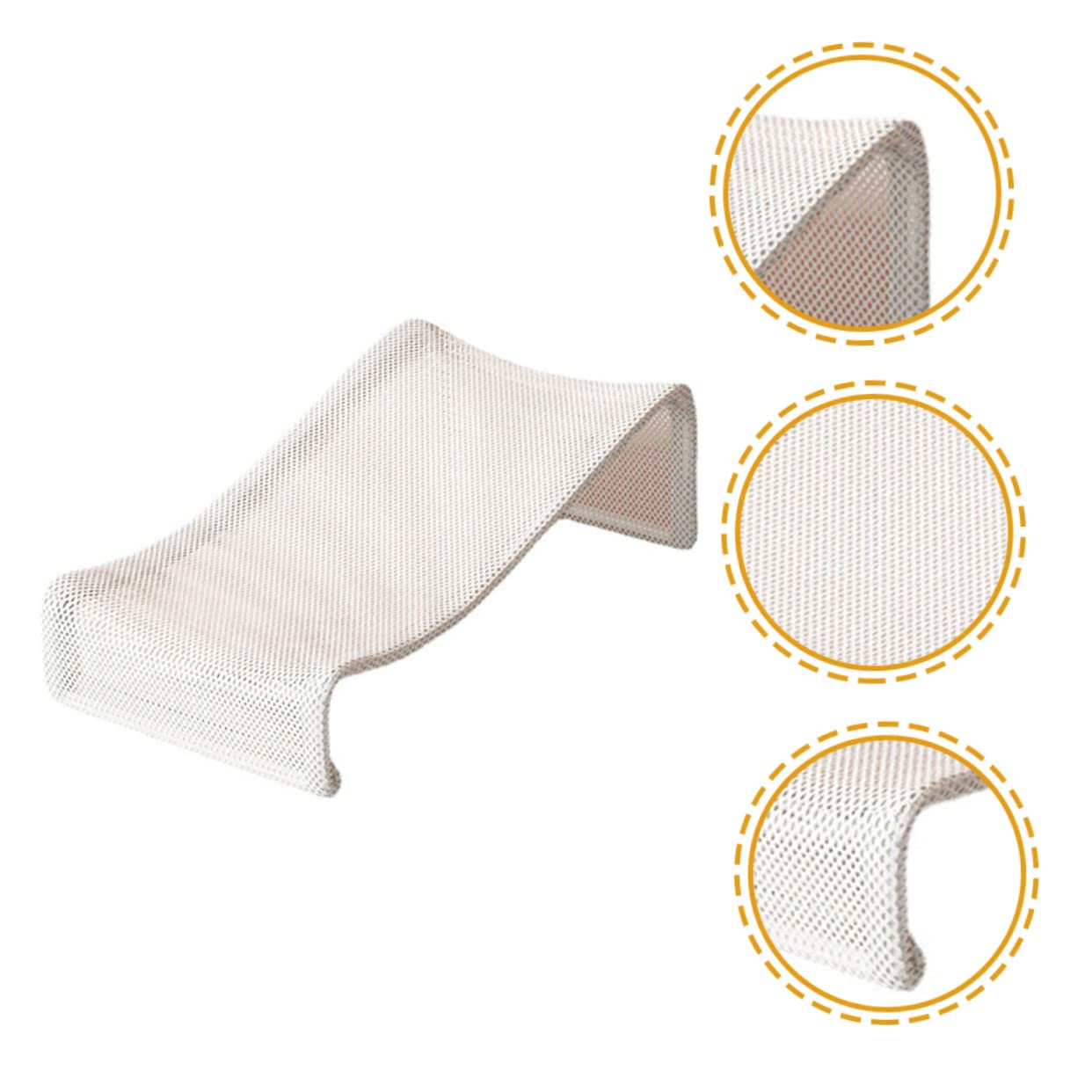 SUPVOX Newborn Bathtubs for Babies Tub Newborn Support Bath for Bath White Net