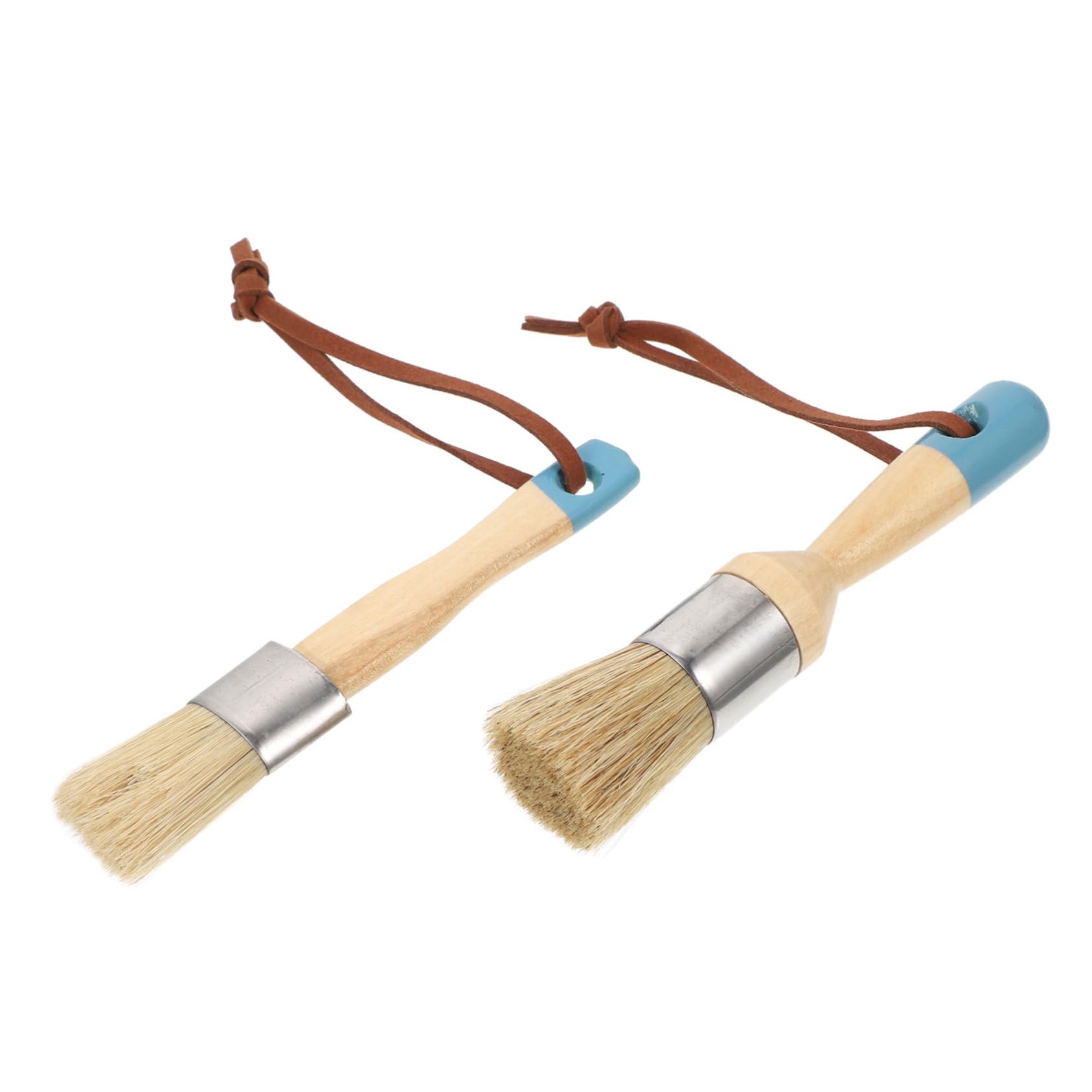 8 Pz Pennello Per Pastelli a Setole Pennello Per Cera Portatile Comodo Da Pittura Domestico Per Artisti Portatile Morbido Per Cera Di Legno