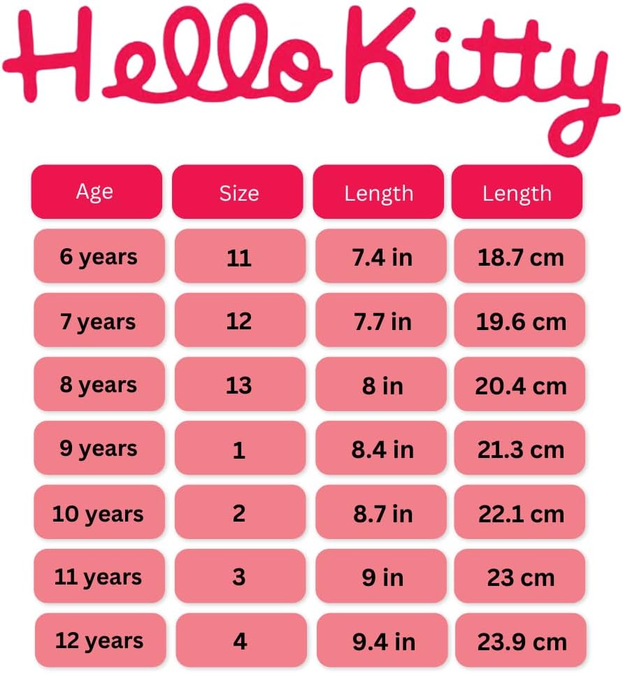 Sanrio Hello Kitty High Top Sneakers for Girls - Kids Sneaker Ankle Hightops Lightweight Breathable Fashion Shoes (Sizes: 11-13 Little Kid / 1-4 Big Kid) - Image 6