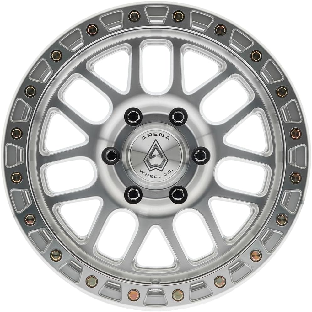Arena A119 Boost Wheel, Gloss Silver Machined, Size: 17x8.5, Bolt Circle: 6x139.7 (25mm offset)