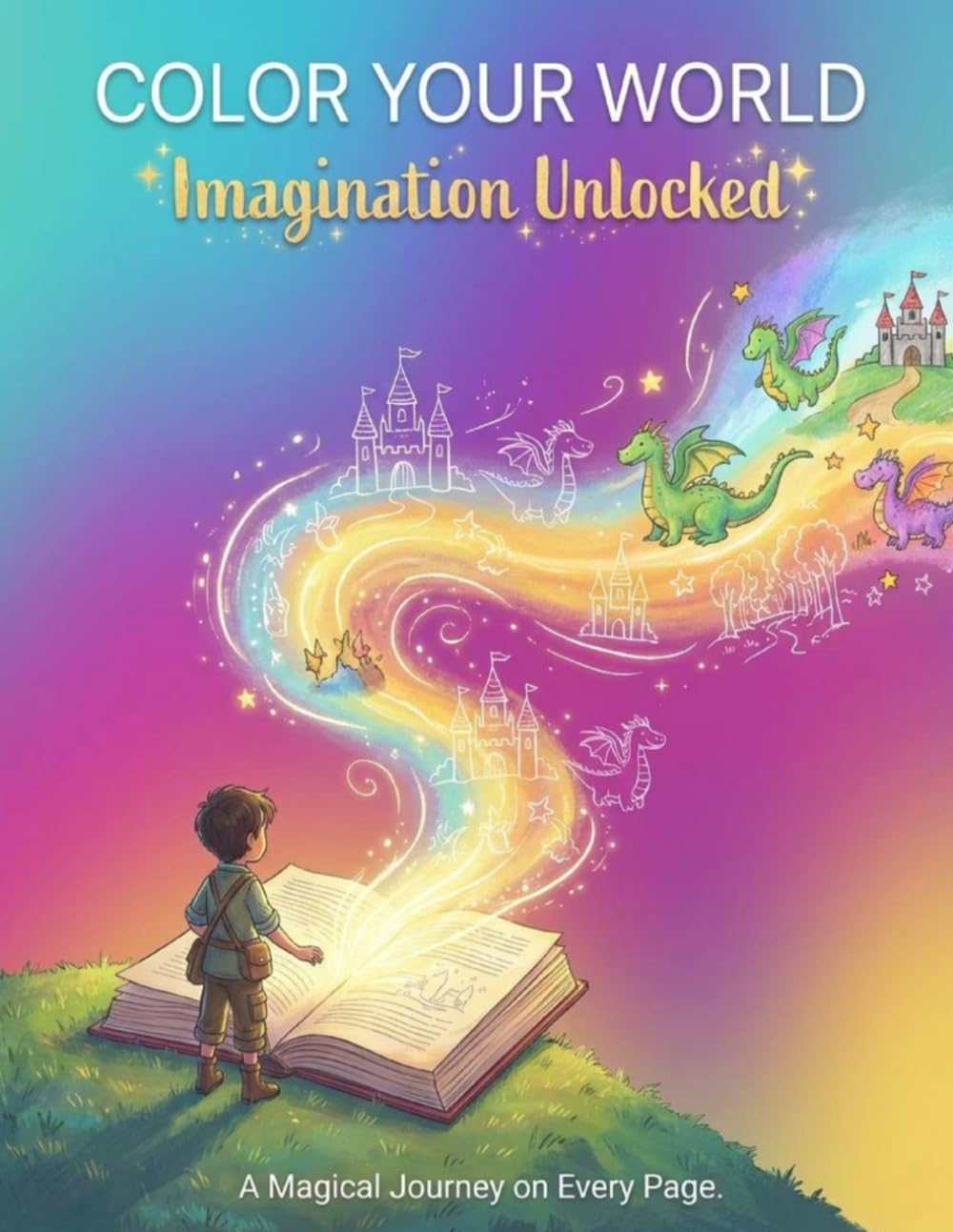COLOR YOUR WORLD: Imagination Unlocked: A Magical Journey on Every Page.