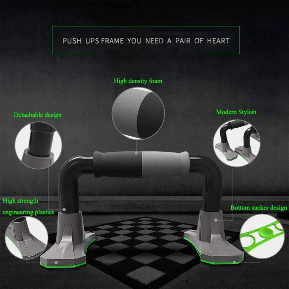 Fitness Box- Wheel Roller with Thick Knee Pad Mat, Rotational Push Up Bar/Pushup Stand