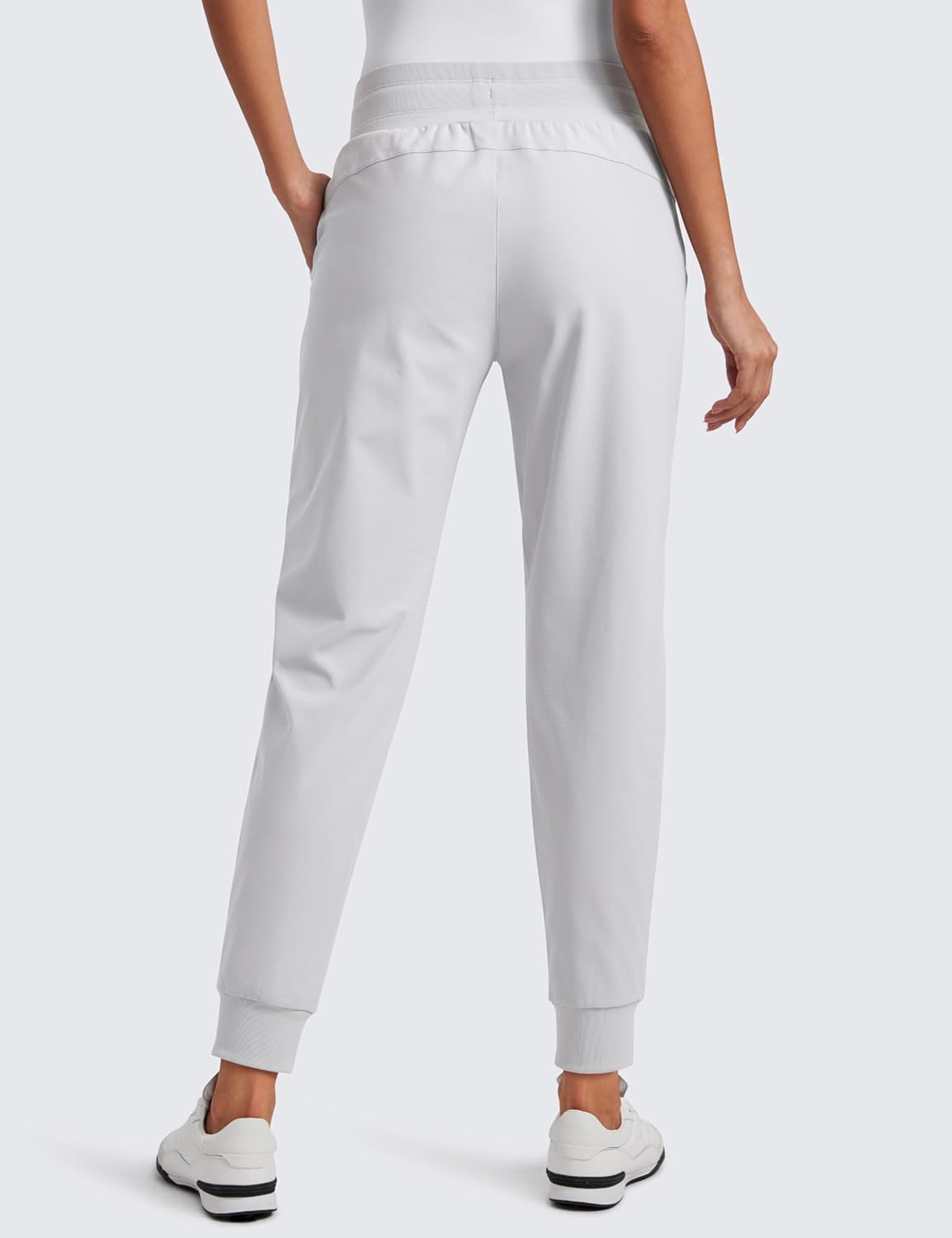 CRZ YOGA All Day Comfy Joggers for Women Golf Work Casual Hiking Travel Pants with Pockets