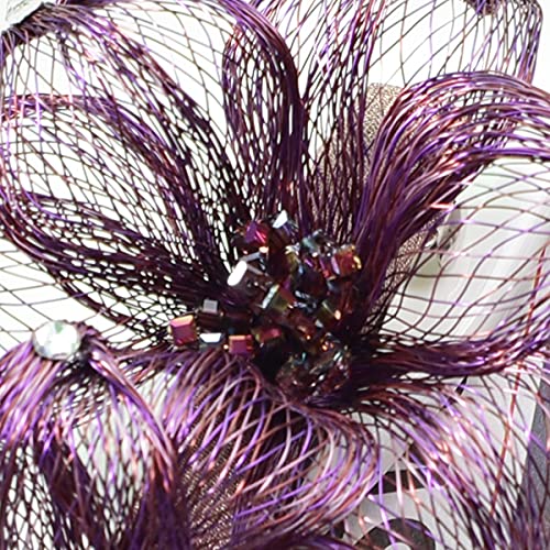 Mistofu Fancy Hair Barrettes Clips For Women ，Large Flower Barrettes For Thick Hair Wedding Handmade Copper Wire #TOP5
