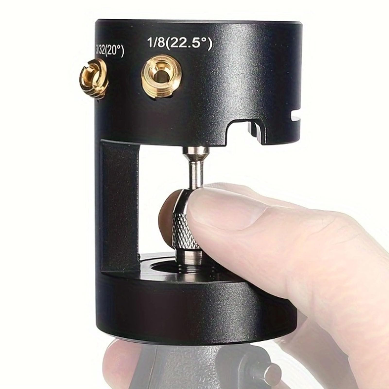 Candeon Tungsten Electrode Sharpener Grinder Head, Multi-Angle & Offsets Tungsten Sharpener for Tig Welding, Electrode Grinder with 10 Wheels for 1/16, 1/8, 3/32 Inch Electrodes