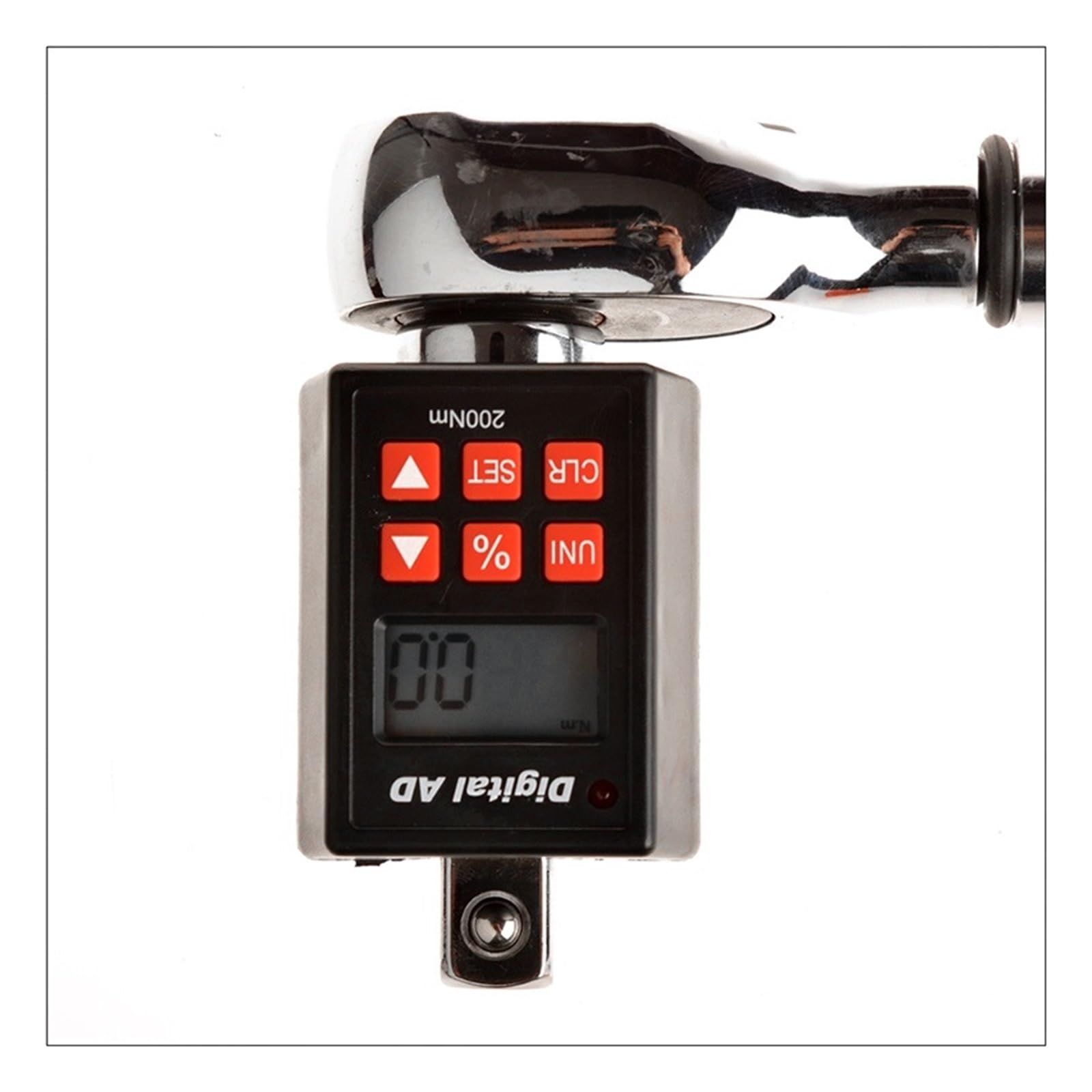 Chiave dinamometrica digitale elettronica professionale regolabile for riparazione auto Set di chiavi a cricchetto,Conversione multifunzionale(17-340NM3Pcs adapter)