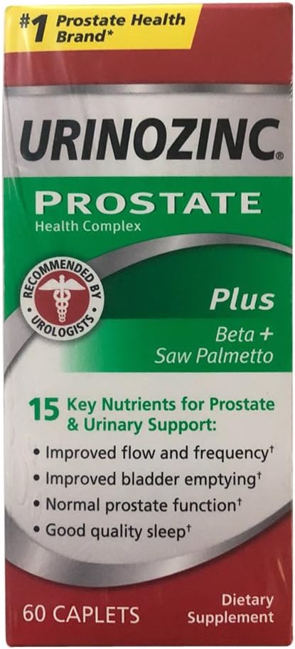 Urinozinc Pro-Flo Plus Prostate Health Complex, Caplets, 60 ea - 2pc