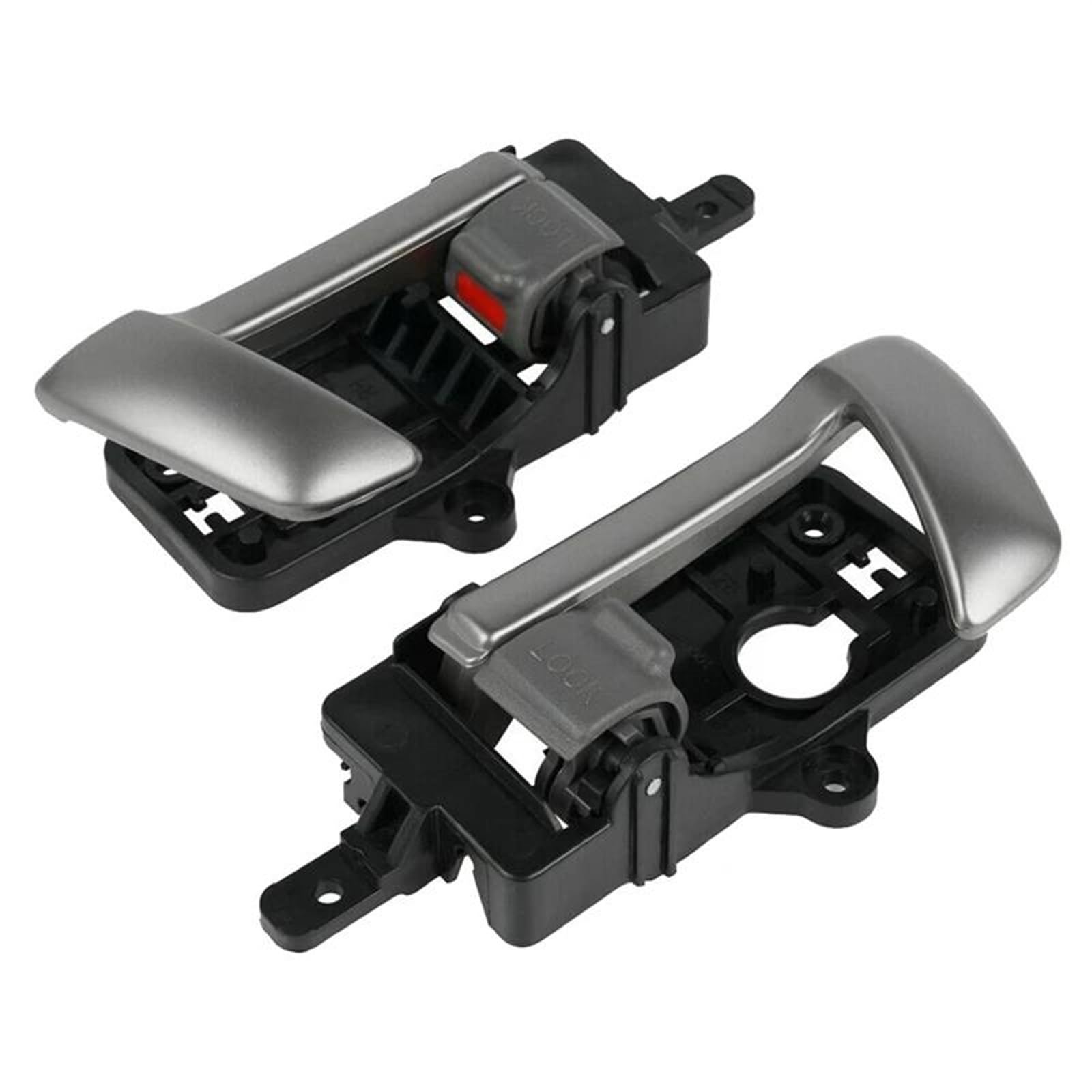 NOHEEU Left Right Side Interior Inner Door Handle with Titanium Knob for Hyundai for Santa-Fe 2007-2012