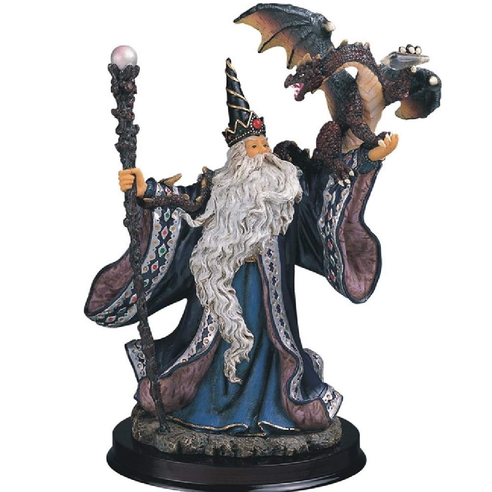 George S Chen Corp Blue Wizard Figurine 9 Inch New