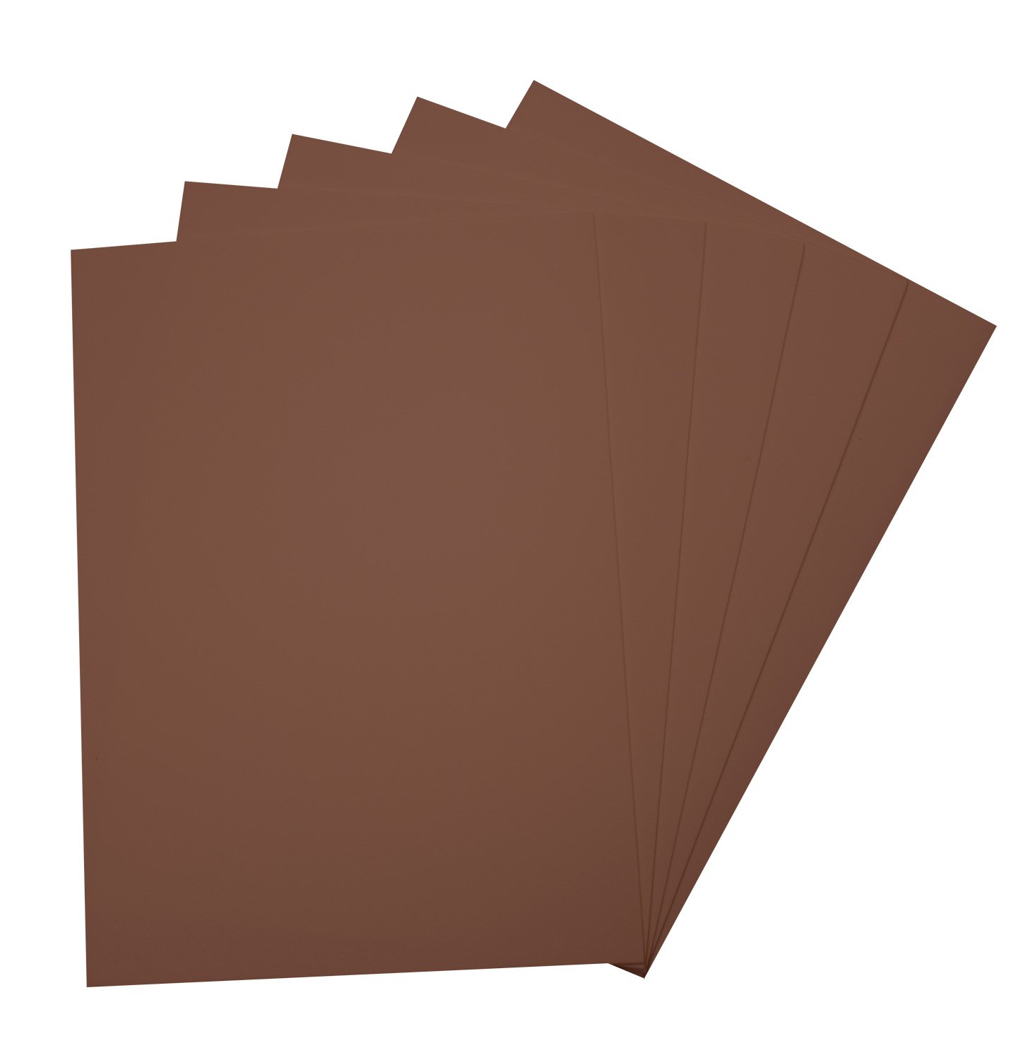 Folia 23585 – Foam Rubber, 29 x 40 cm, 5 Bogen, schokobraun